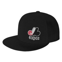몬트리올 Expos 야구 퀘bec 캐나다 모자 남성 양동이 브라질 여성 겨울 골프, 01 Black