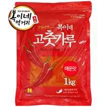 [복이네먹거리]고품질 중국산고추가루 1kg 고운 떡볶이용 안매운 순한맛 고춧가루 매운 청양고추 베트남, 11.중국산고추가루 떡볶이/소스용(매운맛) 1kg