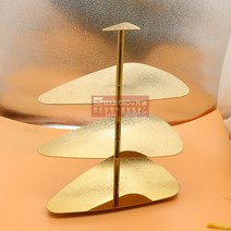 3단 접시트레이 케익스탠드 디저트 카페진열 케이터링, 금