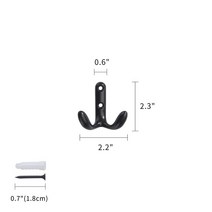 견인고리 자동차 차량 스트랩 후크 튜닝용품 장치 SARIHOSY 의류 랙 장착 벽 블랙 코트 수건 주방 욕실 로브 행거, 16.958-S-3pcs hooks