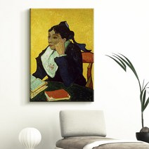 더 아트 컴퍼니 빈센트 반 고흐 명화그림 인테리어 캔버스액자 80종 1-40, 40. VG-아를의 여인 마담 지누