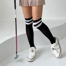 여성골프 양말 국내산 드라이쿨 기능성 니삭스 스포츠 양말 골프 데일리, 블루