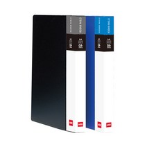 클리어 A4 3공 바인더 자동차 등록증 케이스 커버 파일 링 40매 전표철 거래명세표 보관 차량 화일 표지 포트폴리오 박스 서류 보관철 거래명세서 상장 장부 고급 플라스틱 문서, 흑색(490321)