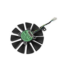 ASUS Strix GTX 1060 OC 용 그래픽 카드 쿨러 팬 RX 480 T129215SU 87MM, 01 4Pin