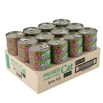 프로베스트 캣푸드캔 고양이간식, 24개, 치킨