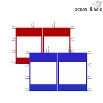 오션웨일 접이식 야외 천막 2m D단품 (투명바람막이 지퍼형 1면만) 주차 행사용 포장마차 캐노피 천막, (D단품-지퍼형)베이지