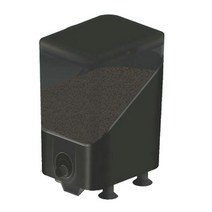 HAIMINGJUN 어항용 자동 피쉬 피더 휴대용 450ml 용량 타이머 댐프, 14.2cmx11cmx9cm, 검은색, ABS