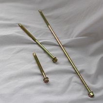 육각스크류 판넬 철판 양날 직결 피스 나사 황색 50-400mm, 14X400 (50발), 1개