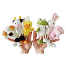 유아 손가락 인형 가축 동물 동화 이야기 6P 책읽기