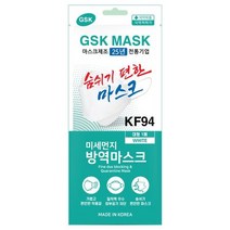 [태태몰] GSK마스크 보건용 KF94 (흰색)(대형)500매 생활 건강 건강용품 +&8093