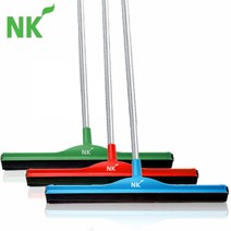 물밀대 바닥 물기제거 이중스펀지 밀대 고무날 70cm 공장 영업장, 초록, 130cm