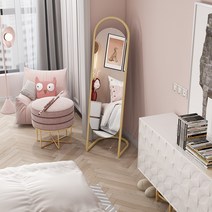 프레임 옷가게 전신거울 맞춤 제작하다 스타일 북유럽 이동 가능 가용 거울 침실, 오류 발생시 문의 ( 빈즈마켓 ), 06 골드 : 45x40x145cm(바퀴발, 오류 발생시 문의 ( 빈즈마켓 ), 골드: 45x40x145cm