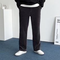 데일트 남자 빅사이즈 겨울 코듀로이 골덴 와이드 팬츠