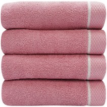 다주타올 티파니 타월 4p + 독일행주 1p, 핑크, 2세트