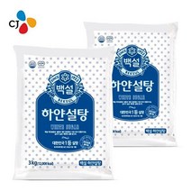 CJ하얀설탕3K 대한민국1등설탕, 1개, 3kg