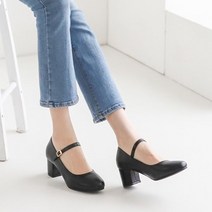 니나스파리 골드버클 메리제인 5cm 펌프스