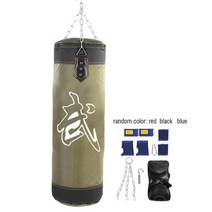 사람형샌드백 가정용샌드백 권투 훈련 60cm 80cm 100cm 120cm 빈 모래 킥 싸움 가라테 장갑 손목 보호대, 녹색 60cm