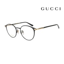 [구찌] 명품 안경테 GG0611OK 001 라운드 메탈 남자 여자 안경