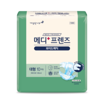 메디프렌즈 봄날 매직테입형 성인용 기저귀 대형, 10개입, 4개