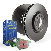 EBC 브레이크 S14KF1178 S14 키트 그린스터프 및 RK 로터 SUV 포함. 패드 전면 직경. 12.6 인치.