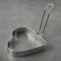 스텐 접이식 하트 계란후라이틀 달걀 후라이 모양틀