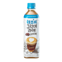 롯데칠성음료 레쓰비 그란데라떼 500mlx12페트, 500ml, 12개