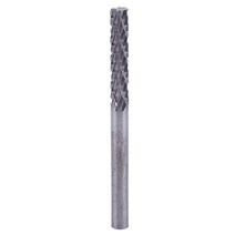 더블 로터리 파일 텅스텐 카바이드 실린더 헤드 3x15mm, 하나, 회색