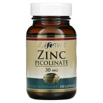 LIFETIME VITAMINS 아연 피콜린산 30MG 캡슐 100정