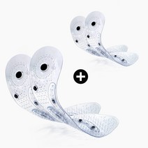 1+1 포풋 헬씨 마사지 지압깔창 자기발생 자석 발바닥 건강 인솔, B타입 L＋L