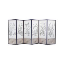 얼쑤탈 병풍만들기 6폭 초충도병풍 종이병풍 전통소품