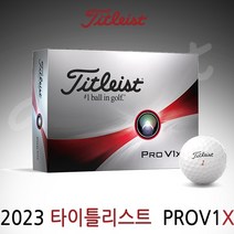 [아쿠쉬네트코리아] 2023년 타이틀리스트 PROV1X 골프공 골프볼/ 포장가능+쇼핑백증정, PROV1 X 화이트 4피스볼