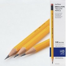 옐로우연필 HB 12개입 지우개연필 고급연필 사무용연필 HB연필