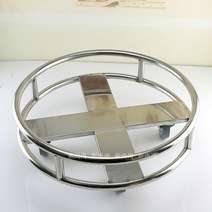 이동식 육수통 국통 받침대 바퀴형 업소용 급식 원형, G 스켈레톤 직경 47cm