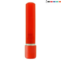 고급 만년도장 만년인 단면(컴팩트 레드) 결재인용(결재인 결제인 잉크 자동 도장 만능 쿠폰 카페 선생님 검사 엄마 숙제 확인 로고 이미지 충전식 스탬프 인장 주문 제작 만들기), 잉크색상 : 주황