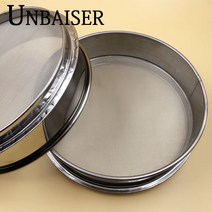 UNBAISER 건지기 거름망 표준 체 스테인레스 스틸 체 200 300 500 800 메쉬 15cm 스크린 초 미세 필터 스크린 실험체, 본문참고