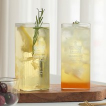 일러스트 사각 내열 유리컵 3종, A 5-11모닝400ml