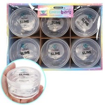 2000 다이아 슬라임 BOX(12개입) 투명슬라임 파츠 액괴 액체괴물 주물럭 촉감놀이 말랑이 집콕놀이, 단품
