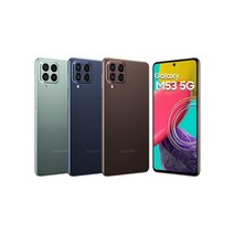 갤럭시 M53 5G 듀얼심 글로벌 스마트폰 그린 / 브라운 / 블루
