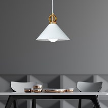 프라이 1등 펜던트 식탁등 블랙 화이트 그레이, 주광(하얀빛)