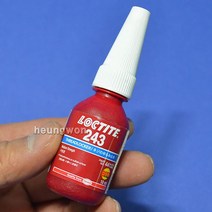 록타이트 나사고정제 243x10ml 혐기성 8102304 중강도 나사부조립시 밀봉 및 고정용품 DIB
