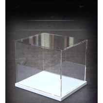 투명 아크릴 피규어 케이스 프라모델 장식장 진열장 보관함, S 40x40CM(길이 x 너비)