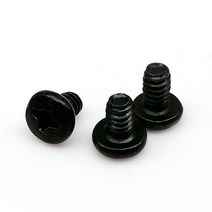 전산 볼트 너트 육각 50pcs 6 #-32x 5/6/8mm PC 케이스 필립스 플랫 라운드 헤드 하드 드라이브 디스크 HDD, 01 black_02 6-32x6mm