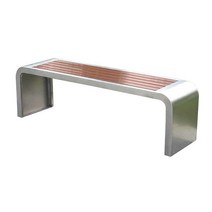 야외용 공원벤치 버스정류장 의자 스텐 카페 철제 테라스, (120x40x45cm), 120x40x45cm 201 스테인리스 스틸