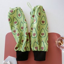 여성 작업용 토시 사무용 미술 방수 팔토시 녹색배