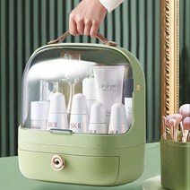 MIUOPUR 브러시 홀더가 있는 대형 메이크업 오거나이저 서랍이 있는 화장.. 정품보장, Green