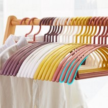 엔템 니트 맨투맨 정장 코트 논슬립 옷걸이 10p, 그레이
