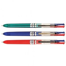 문화 3색볼펜 0.7mm, 1개, 색상