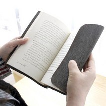 아리아라 천연가죽 VIP 북커버 책커버, 진그레이