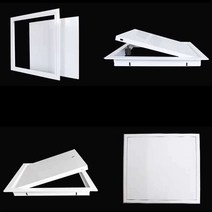 천장 점검구 갈바 배관 에어컨 검사 포트 수리, 화이트 자석형 150×150mm, 1개