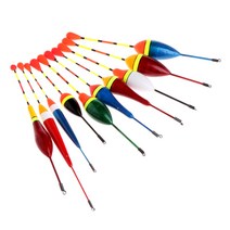 2022 새로운 10pcs 잉어 낚시 수레 세트 부표 찌 스틱 물고기 태클 수직 믹스 크기, 하얀색